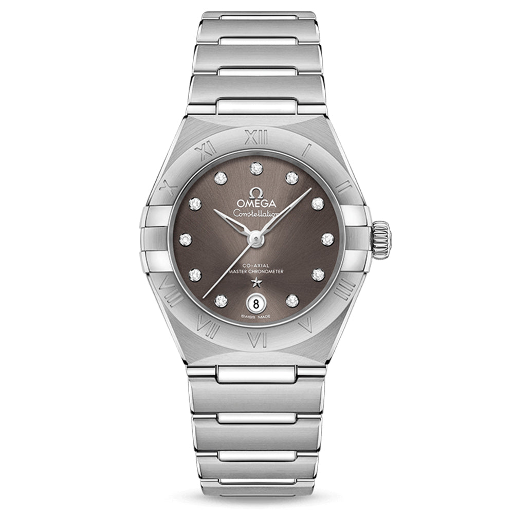 Reloj mujer Omega Constellation Manhattan esfera gris - Ref: 13110292056001