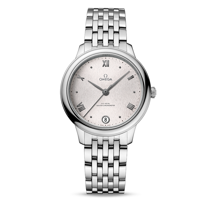 reloj_OMEGA_DeVille_Prestige_34mm_Acero_esfera_plata_chocron_joyeros_distribuidor_oficial