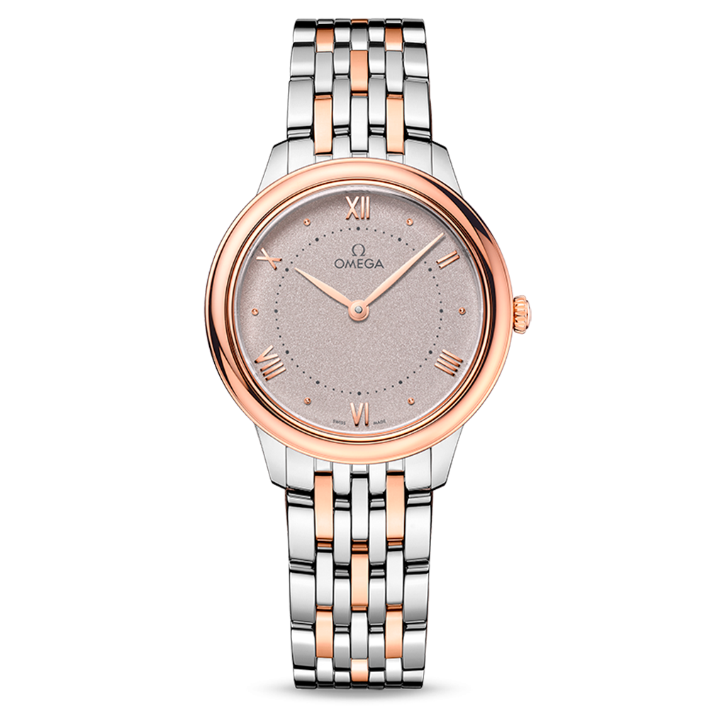 OMEGA_DeVille_Prestige_30mm_Acero_Oro_Sedna_Cuarzo_Distribuidor_Oficial_Chocron_Joyeros