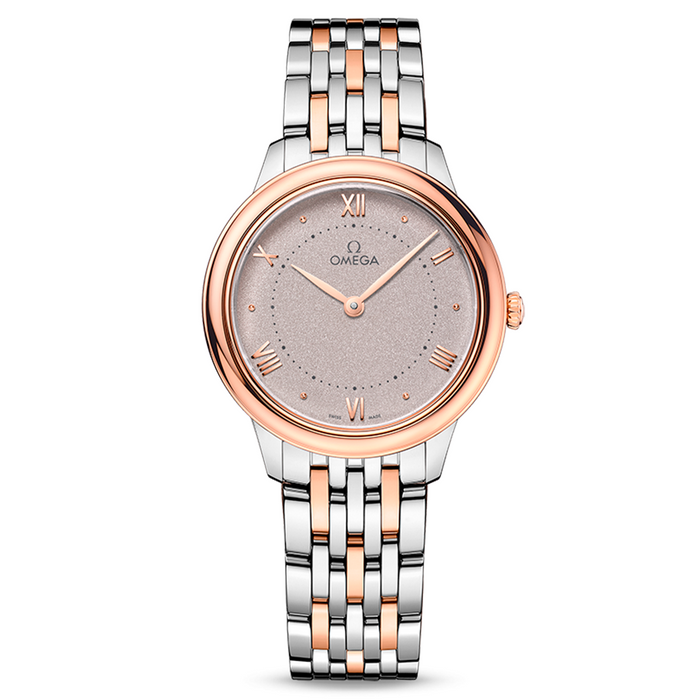 OMEGA_DeVille_Prestige_30mm_Acero_Oro_Sedna_Cuarzo_Distribuidor_Oficial_Chocron_Joyeros