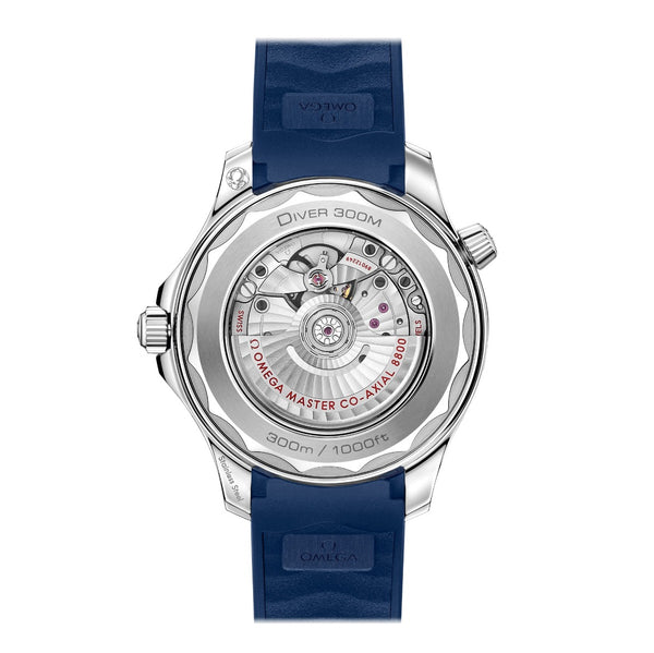 reloj hombre Omega Seamaster 300 esfera azul caucho-21032422003001