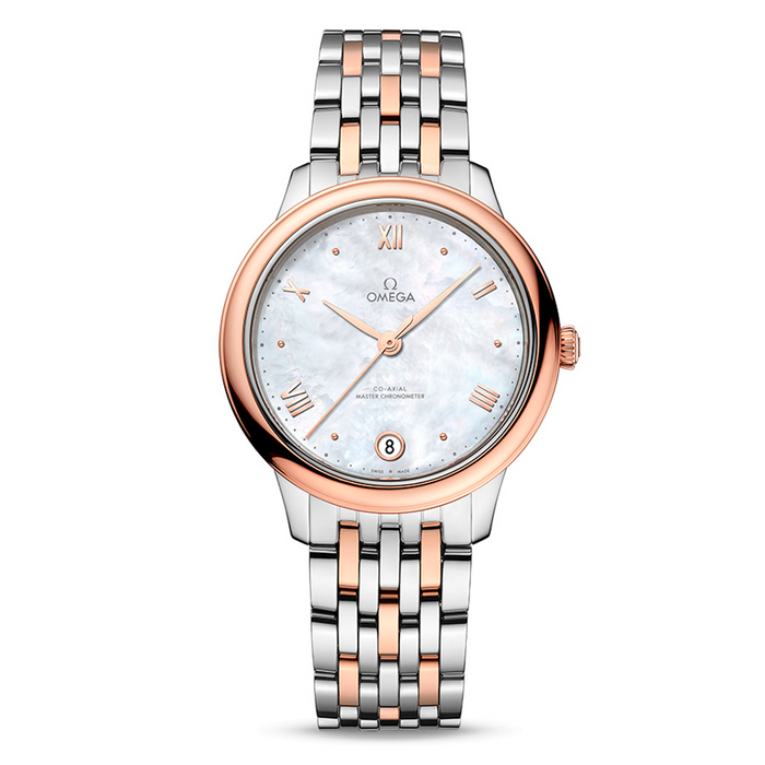reloj_OMEGA_DeVille_Prestige_34mm_Acero_oro_sedna_automatico_chocron_joyeros_distribuidor_oficial