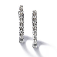 Pendientes-aros-ovales-oro-blanco-diamantes - Ref J5054PB_Chocrón Joyeros