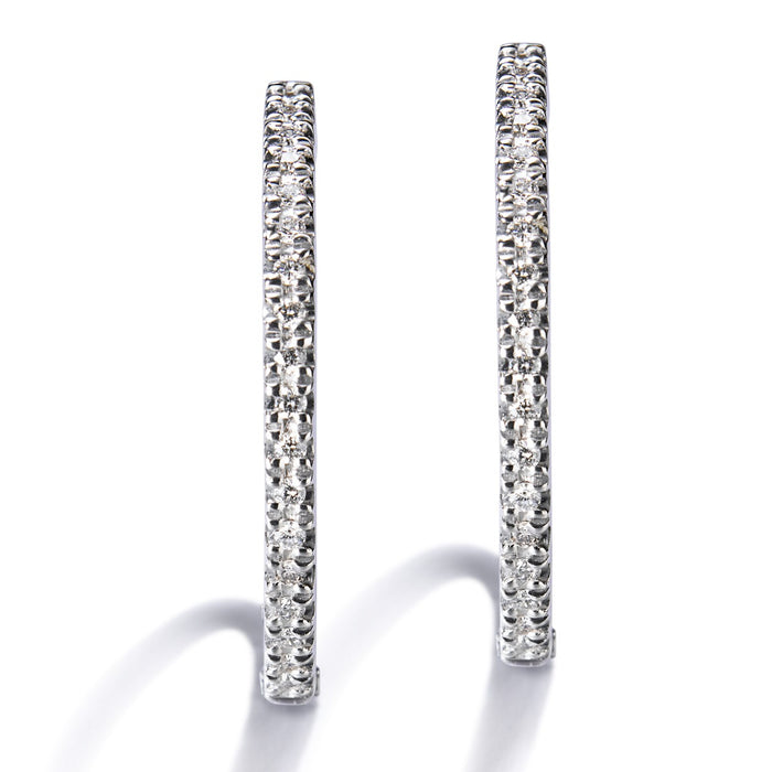 Pendientes-aros-oro-blanco-diamantes - Ref J5050PB_Chocrón Joyeros