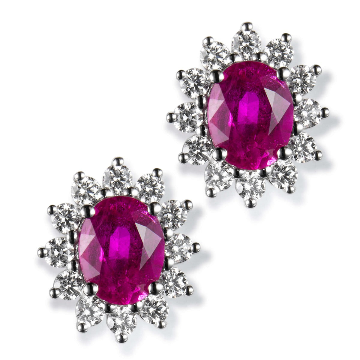 pendientes-caramelo-oro-blanco-mini-rubi-orla-diamantes- Ref J5488tb Chocrón Joyeros