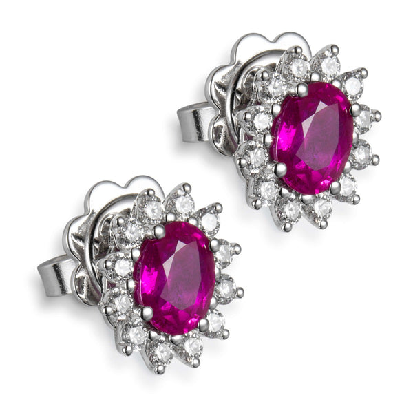 pendientes-caramelo-oro-blanco-mini-rubi-orla-diamantes- Ref J5488tb Chocrón Joyeros