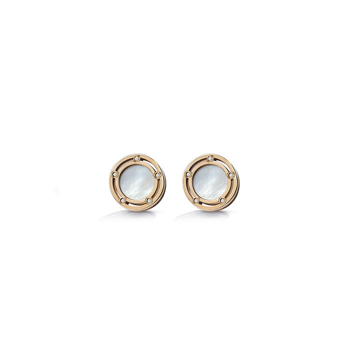 Pendientes-damiani-dside-oro-rosa-diamantes-nacar - Ref 20080439