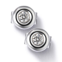 Pendientes-oro-blanco-diamante-chaton - Ref J5061TB_Chocrón Joyeros