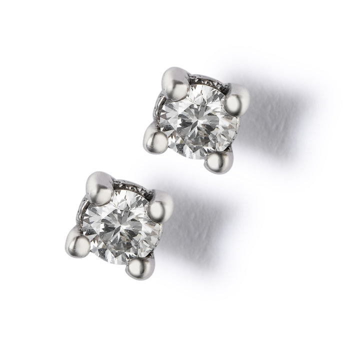 Pendientes-oro-blanco-diamantes-garras - Ref J5106TB_Chocrón Joyeros