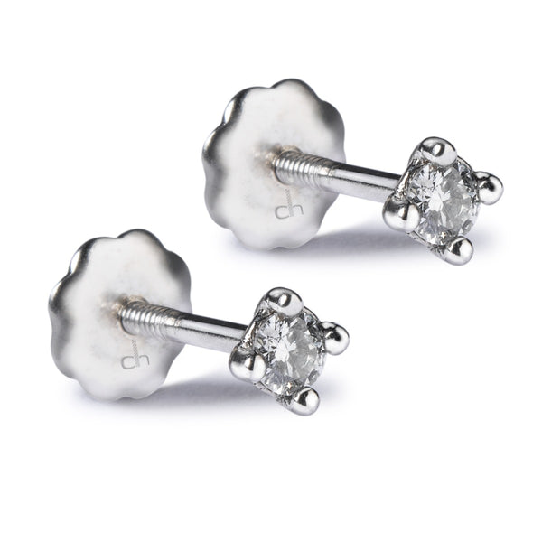 Pendientes-oro-blanco-diamantes-garras - Ref J5106TB_Chocrón Joyeros