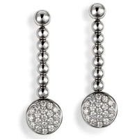 pendientes-bubbles-oro-blanco-diamantes-brillantes - Ref J4187PB Chocrón Joyeros