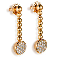 pendientes-bubbles-oro-rosa-diamantes-brillantes - Ref J4186PB Chocrón Joyeros