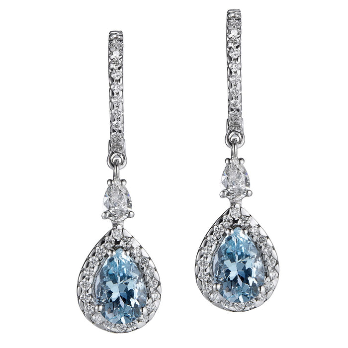 Pendientes_oro_blanco_aguamarina_pera_diamantes_ Ref J5356PB_Chocrón Joyeros