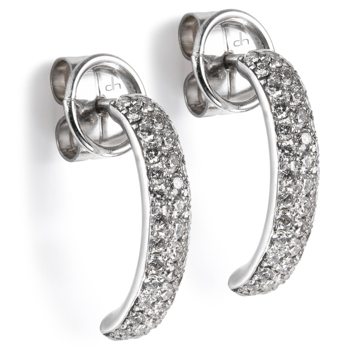 pendientes_oro_blanco_diamantes - Ref J5551PB_Chocron_Joyeros