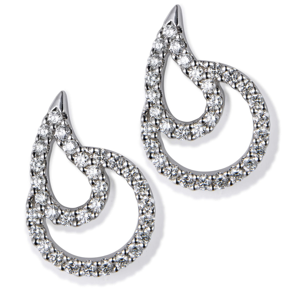 Pendientes_circulo_gota_oro_blanco_diamantes_ Ref J5413TB_Chocrón Joyeros