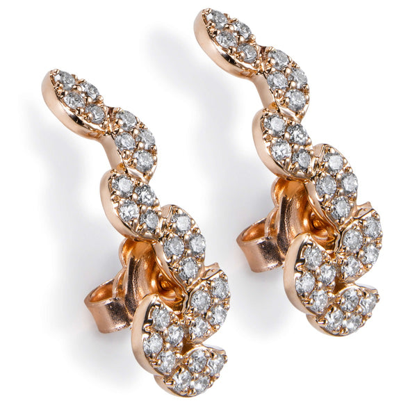 Pendientes_trepadores_rama_oro_rosa_diamantes_ Ref J5412TB_Chocrón Joyeros