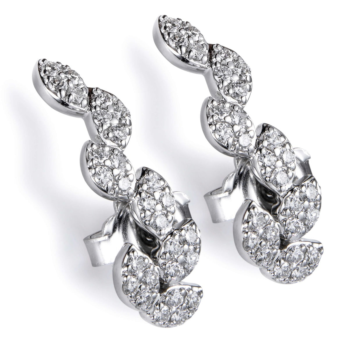 Pendientes_trepadores_rama_oro_blanco_diamantes_ Ref J5411TB_Chocrón Joyeros