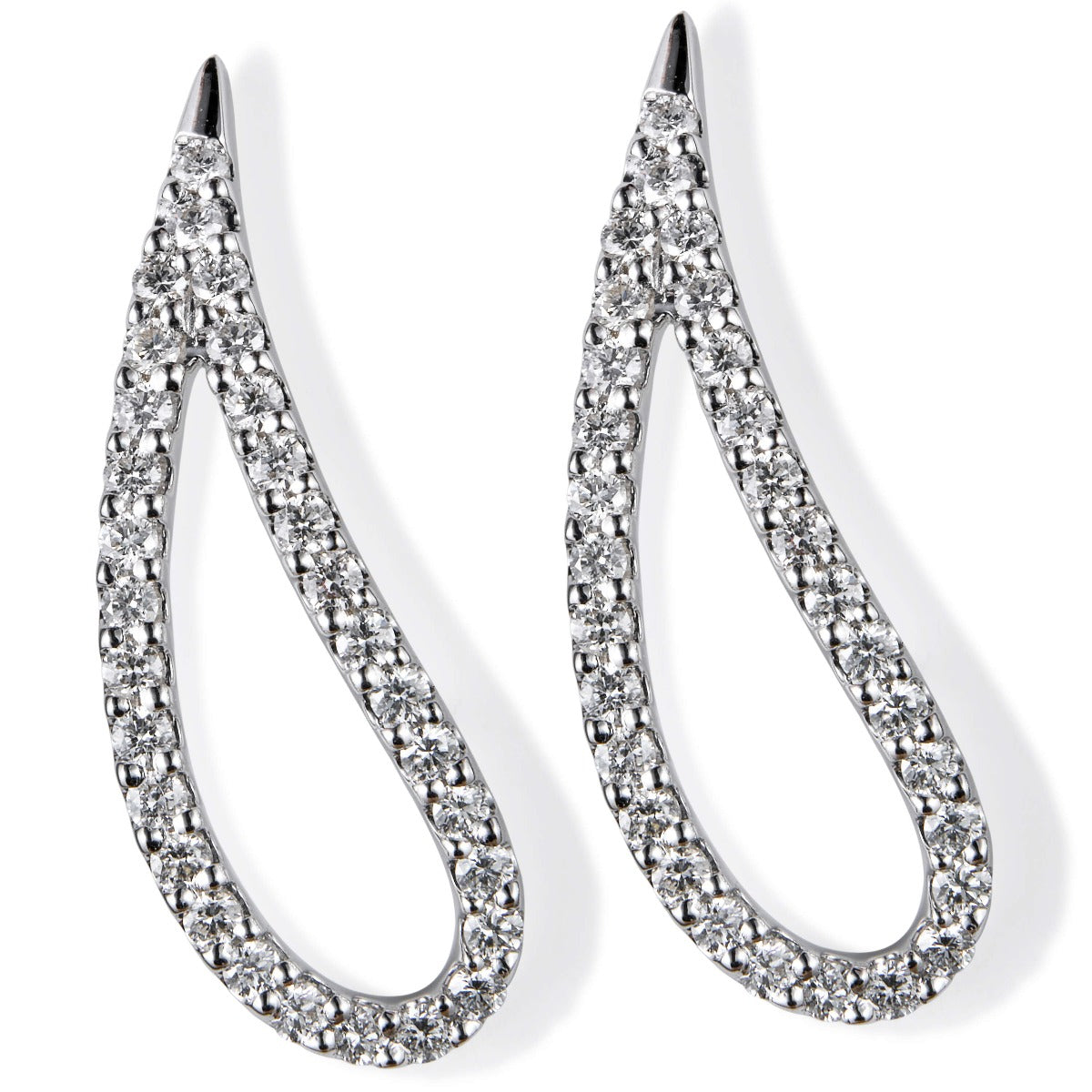 Pendientes_trepadores_lagrima_oro_blanco_diamantes_ Ref J5408TB_Chocrón Joyeros