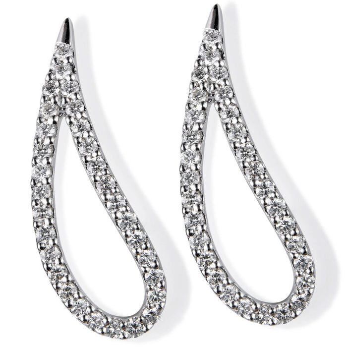 Pendientes_trepadores_lagrima_oro_blanco_diamantes_ Ref J5408TB_Chocrón Joyeros