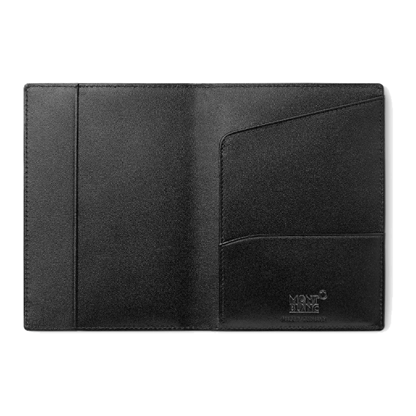 Funda pasaporte Meisterstück Piel Negra - 35285 - Chocron Joyeros 