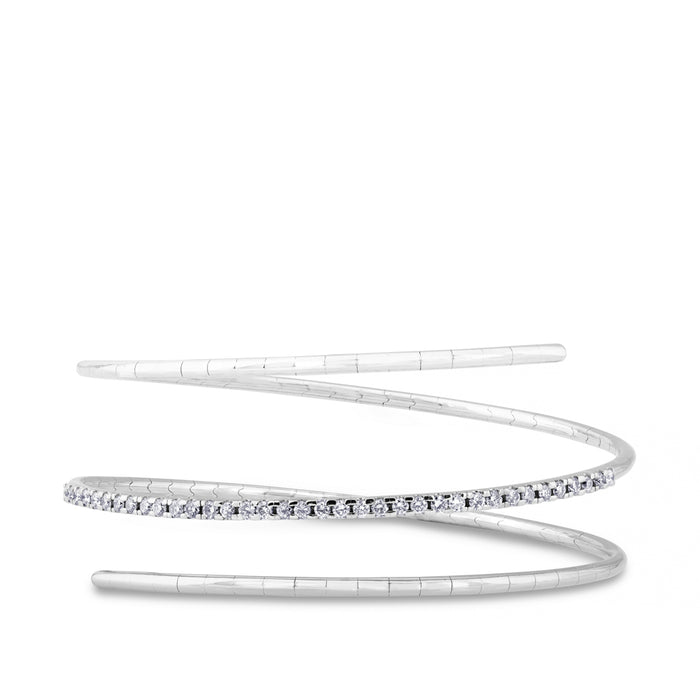 pulsera-muelle-3-vueltas-oro-blanco-diamantes - Ref J4814PLB