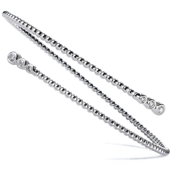 Pulsera Bubbles oro blanco con 6 diamantes- Ref J5153PLB_Chocrón Joyeros