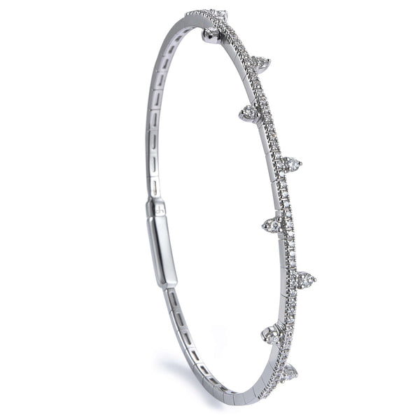 Pulsera-rigida-oro-blanco-diamantes-garra Ref J5323PLB_Chocrón Joyeros