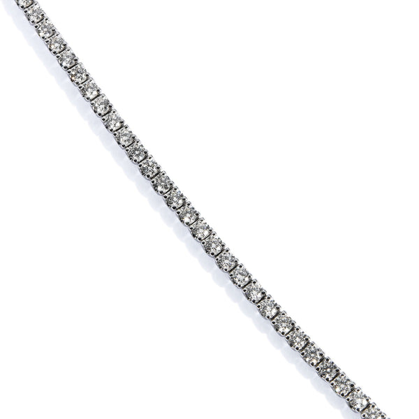 pulsera-riviere-oro-blanco-diamantes-garra-brillantes - Ref J5445PLB Chocrón Joyeros