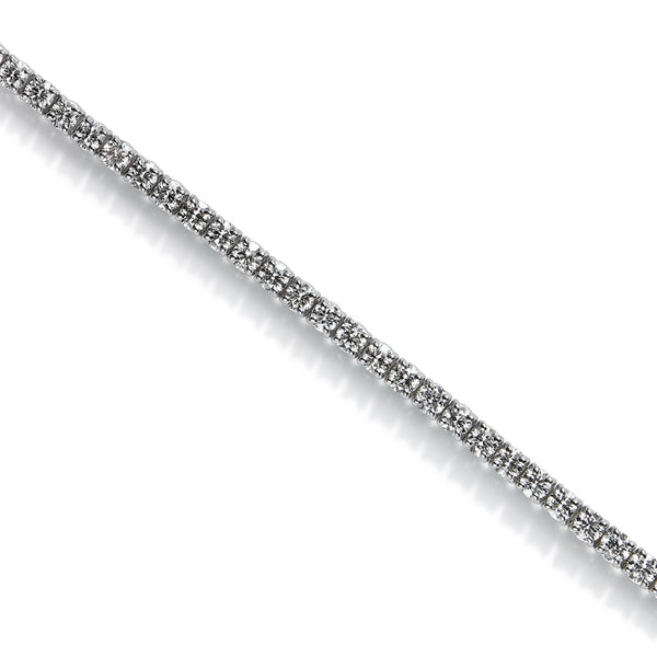 Pulsera Riviere oro blanco con diamantes talla brillante - Ref J5165PLB_Chocrón Joyeros