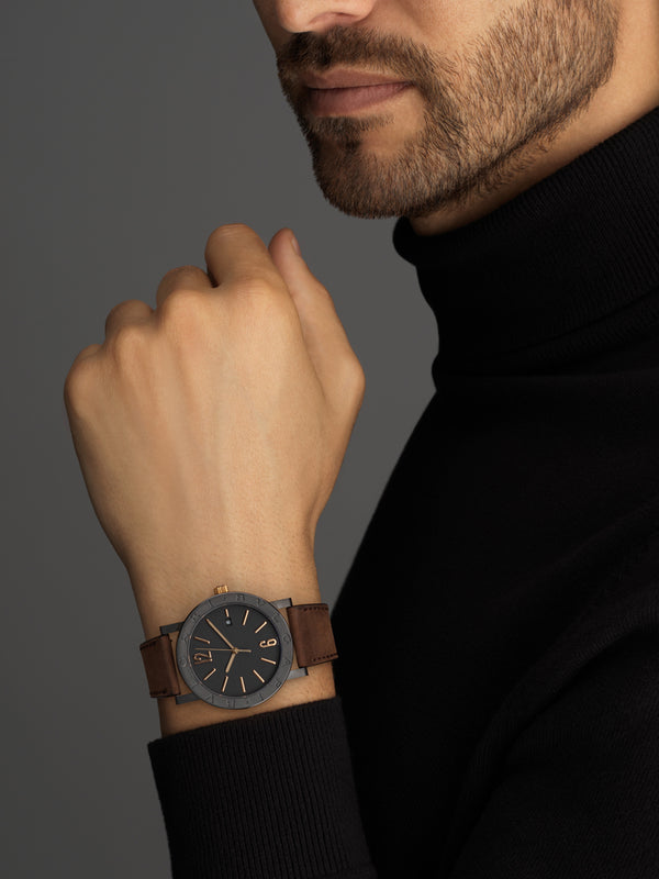 Bulgari Bulgari Solotempo Acero con DLC 41 mm