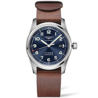 Longines Spirit Acero Esfera Azul 42 mm Auto (Set correas intercambiables)