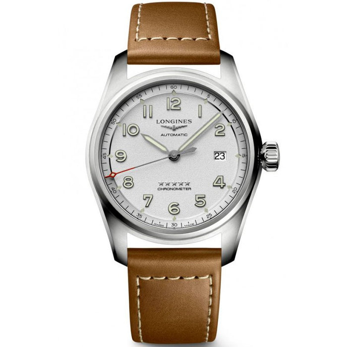 reloj-longines-spirit-acero-42mm-esfera-blanca-auto - Ref. L38114732