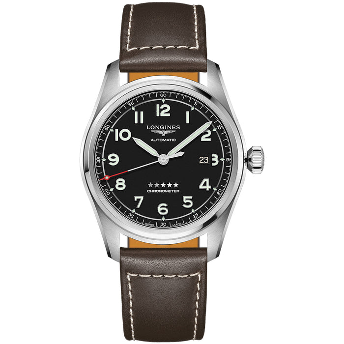 reloj-longines-spirit-acero-42mm-esfera-negra-auto - Ref. L38114530