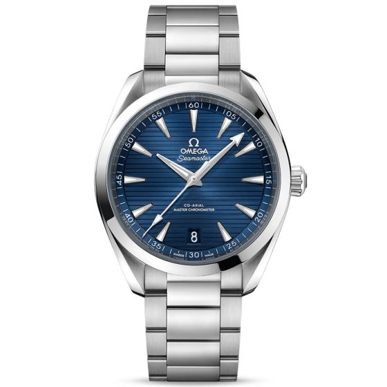 reloj Omega hombre Aquaterra 150 m acero esfera azul - Joyeria Chocrón-22010412103004