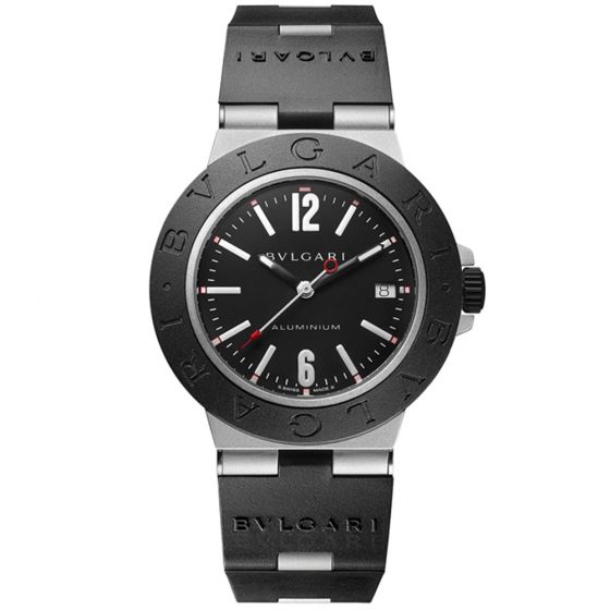 Reloj Bulgari Aluminium 40mm Esfera Negra Auto