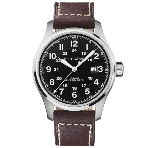 Reloj Hamilton modelo Khaki Field Auto Acero 44 mm - Ref. H70625533