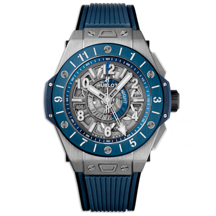 Reloj hombre Big Bang Unico Titanio azul- Chocrón Joyeros-  411.NX.5179.RX