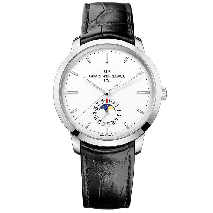 reloj hombre Girard Perregaux 1966 fase lunar - Chocron Joyeria - 49545-11-131-BB60