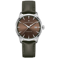 reloj hombre Hamilton Jazzmaster Gent esfera marrón 40 mm_ Joyería Chocrón_h32451801
