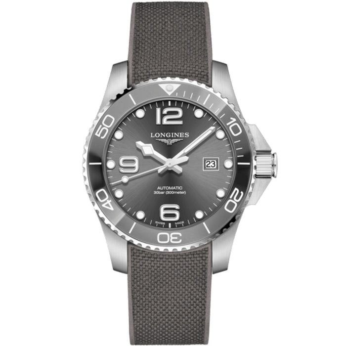 reloj hombre Longines Hydorconquest 41mm gris caucho_Chocrón joyeros_L37824769