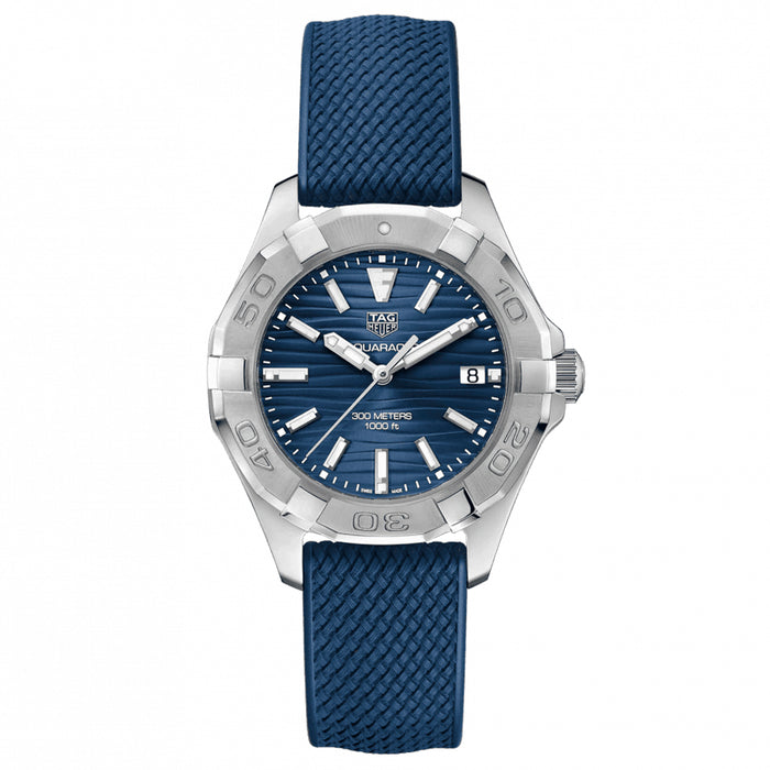 Reloj mujer TAG Heuer  Aquaracer esfera azul y caucho_Chocron Joyeros_WBD131DFT6170