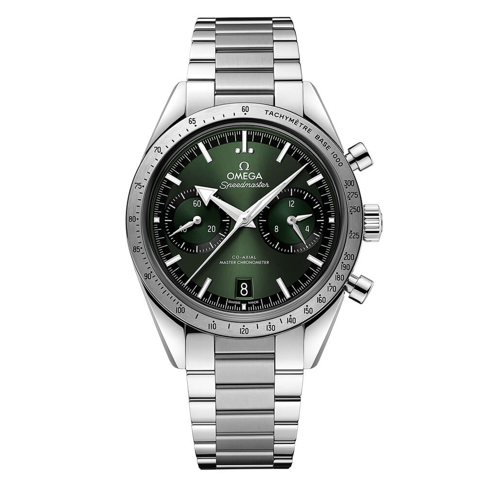 OMEGA Speedmaster ยด57 crono esfera verde 41mm|Distribuidor oficial