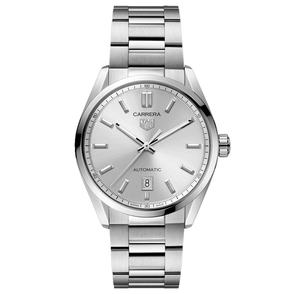 TAG Heuer Carrera Calibre Automático 39 mm Esfera Plata