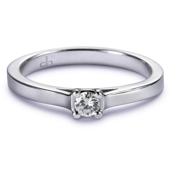 Solitario-oro-blanco-diamante-talla-brillante - Ref J5167SB_Chocrón Joyeros