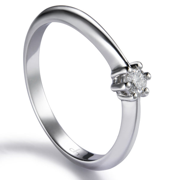 Solitario-oro-blanco-diamante-talla-brillante - Ref J5171SB_Chocrón Joyeros