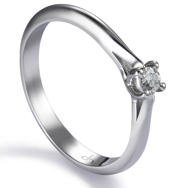 Solitario-oro-blanco-diamante-talla-brillante - Ref J5172SB_Chocrón Joyeros