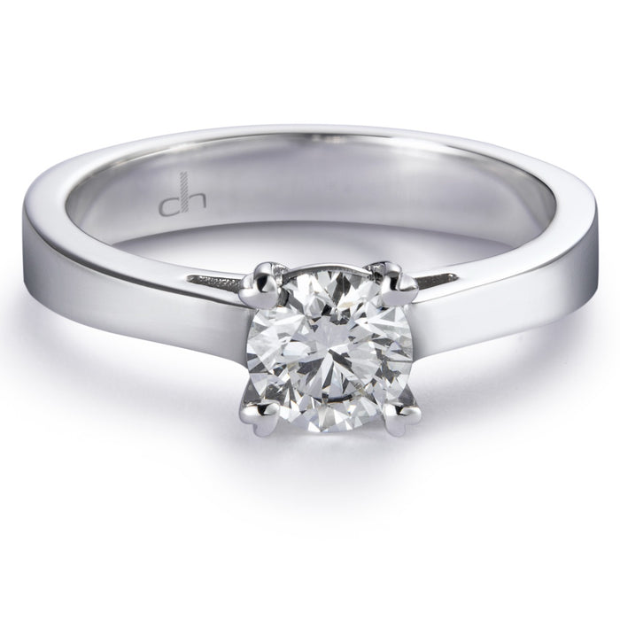 Solitario-oro-blanco-diamante-talla-brillante - Ref J5181SB_Chocrón Joyeros