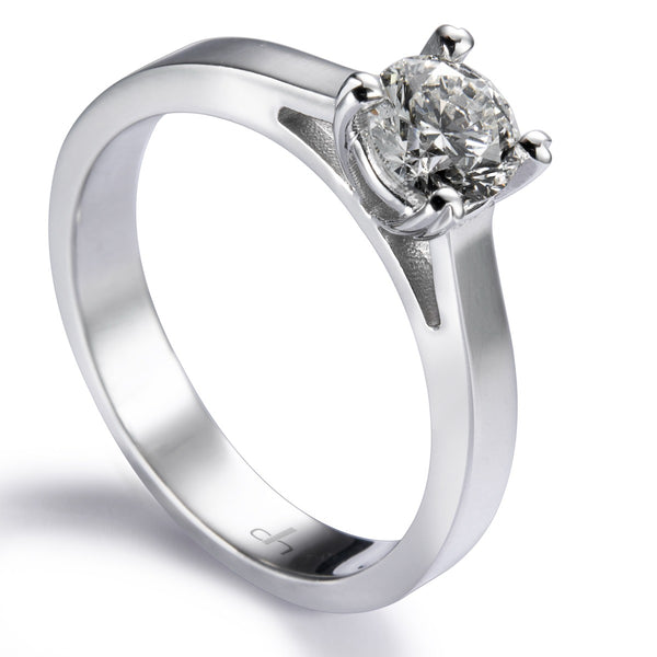 Solitario-oro-blanco-diamante-talla-brillante - Ref J5181SB_Chocrón Joyeros