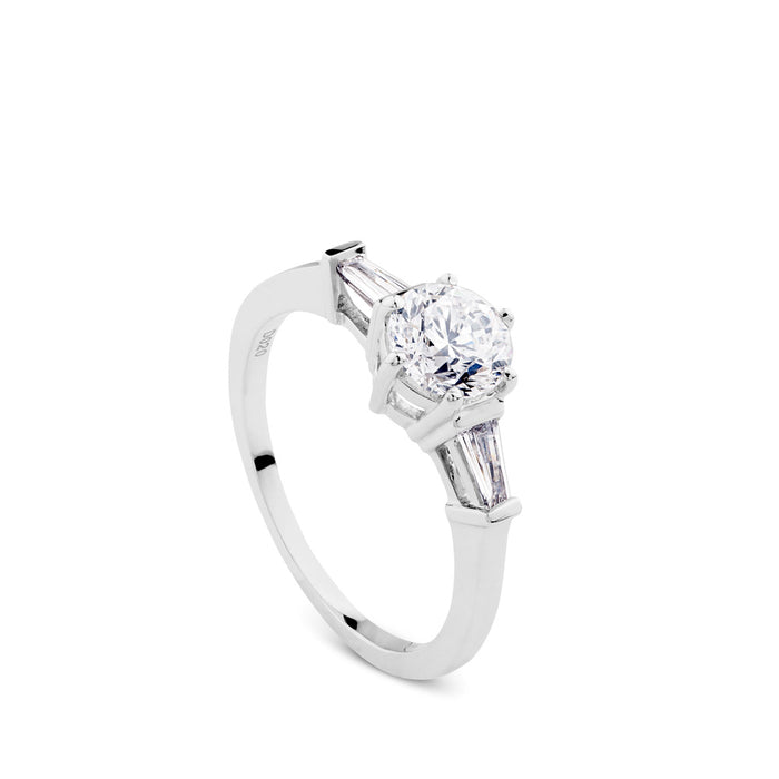 solitario-oro-blanco-diamante-trapecios-laterales - Ref J4324SB