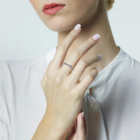 Solitario Bubbles oro blanco con diamantes- Ref J5188SB_Chocrón Joyeros